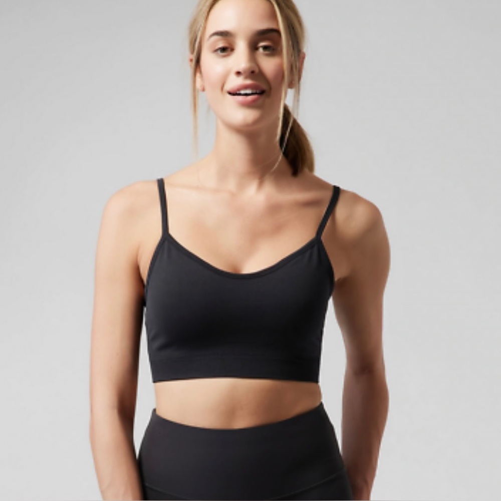 NWT-Athleta Black Renew Bra D-DD, Medium